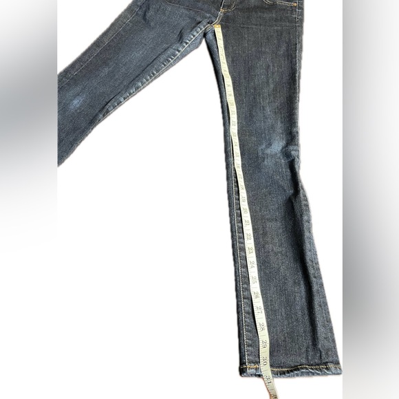 Adriano Goldschmied woman’s blue jeans  pants slim straight The Stevie 28R - Picture 3 of 10